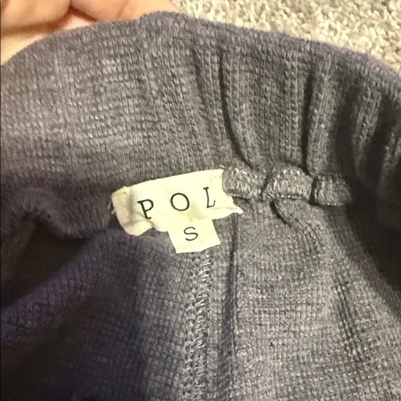 POL Crochet NWOT Solid Pattern Thermal Knitted Bottom Floral Embroidery- SMALL - Picture 10 of 13